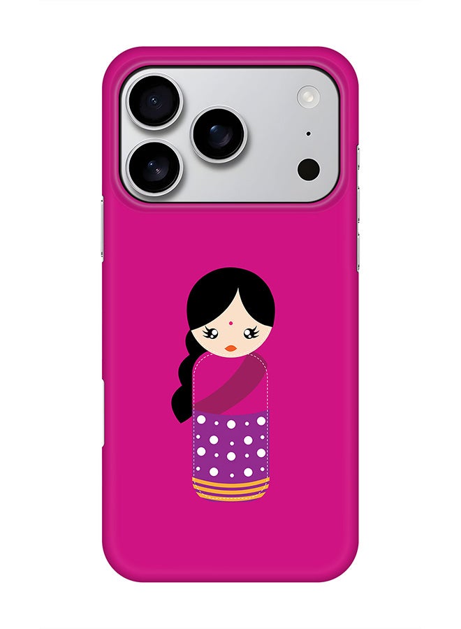 Stylizedd For iPhone 17 Pro,Case, [Compatible with MagSafe] Magnetic cover Slim fit Protection Matte, - Indian Doll