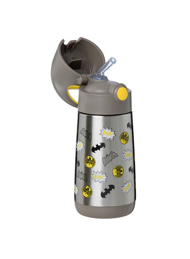 b.box Batman Insulated Drink & Water Bottle, Insulated Double Wall Stainless Steel, Keeps Drinks Cold up to 8hrs, Warm up to 6hrs, 350ml/14 - Image 2