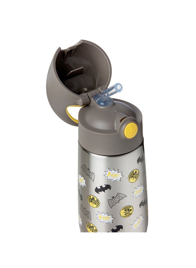 b.box Batman Insulated Drink & Water Bottle, Insulated Double Wall Stainless Steel, Keeps Drinks Cold up to 8hrs, Warm up to 6hrs, 350ml/14 - Image 4