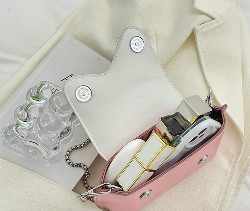 Jusavie Small Silver Bag Crossbody Bags Satchels Y2K Evening Bags Handbag for Women Hobo Bags Shoulder Bags Tote Bag for Women 2024 - Image 5