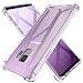 KIOMY Clear Case for Samsung Galaxy S9 Airbags Corners Shockproof Bumper Protective Cover Hybrid Design Hard PC Back Flexible TPU Frame - Image 2