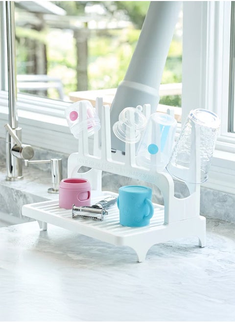 PopYum White Space Saving Drying Rack from 100% Recycled Bottles