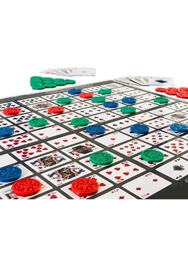 Sequence Strategy Card Board Game for Kids and Adults - Image 5
