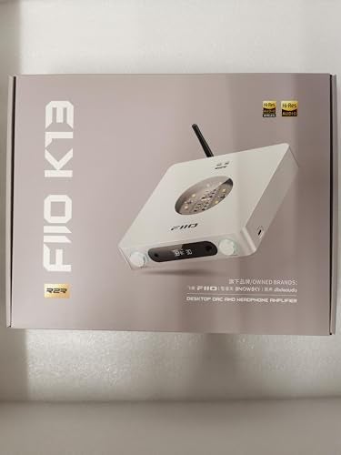 FiiO K13 R2R Desktop DAC Headphone Amp HighFidelity 24Bit R2R DAC Powerful 2400mW Output LDAC Bluetooth Streaming Dual Power Supply 10Band PEQ Balanced XLR RCA Audio Output Silver - Image 3