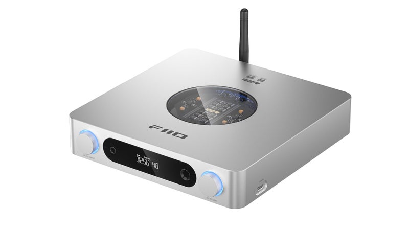 FiiO K13 R2R Desktop DAC Headphone Amp HighFidelity 24Bit R2R DAC Powerful 2400mW Output LDAC Bluetooth Streaming Dual Power Supply 10Band PEQ Balanced XLR RCA Audio Output Silver - Image 2