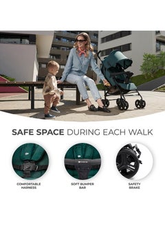 Kinderkraft Tik Stroller  Green Forest  - Image 3