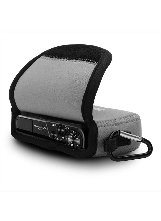 MegaGear Ultra Light Neoprene Camera Case Compatible with Canon PowerShot G7 X Mark III, G7 X Mark II, G7 X  - Image 3