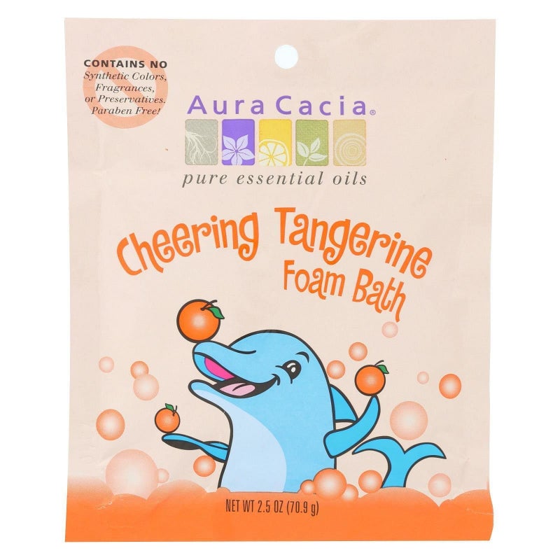 Aura Cacia Aromatherapy Foam Bath for Kids - Cheering - 2.5 oz - Image 1