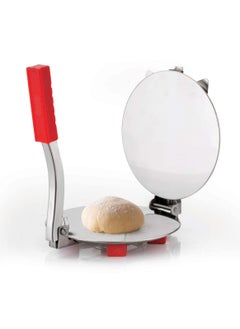 Loukya Loukya Stainless Steel Puri Maker Press Machine with Handle Manual Stainless Steel Roti Press PapadKhakhraChapati Maker  - Image 2