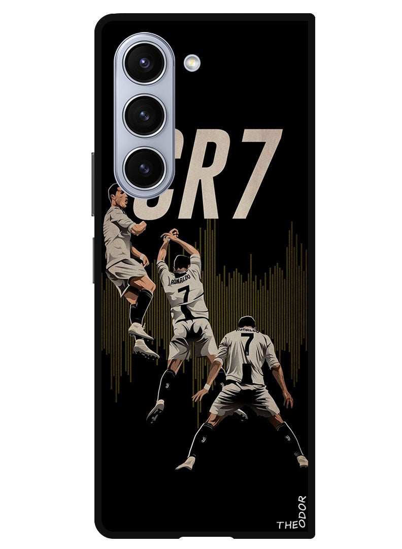 Theodor Protective Case Anti Scratch Shock Proof Bumper Cover For Samsung Galaxy Z Fold 6 CR7 - Image 1