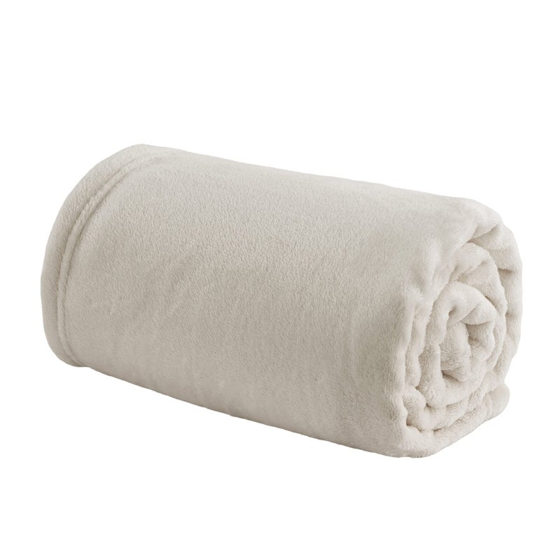 Bedsure GentleSoft Bedding Fleece Blanket for Girls and Boys Soft Cozy Cute Small Throw Blankets for Travel 43x55 Inches Linen