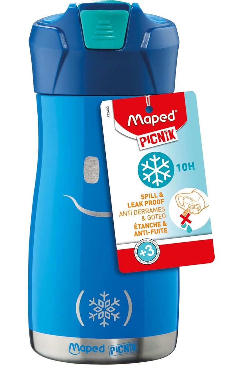 Maped Add Your Name  personalized  Picnik Concepts Drinks Bottle 430ml - Blue - Image 5