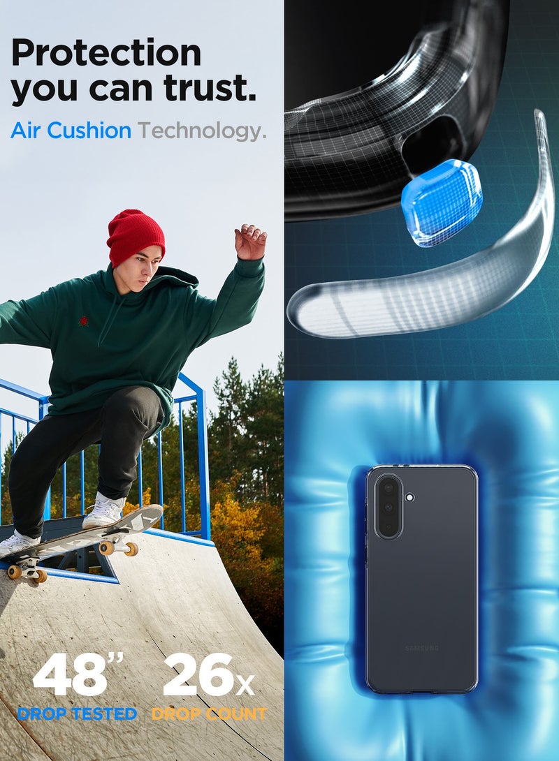 Spigen Liquid Crystal Samsung Galaxy A36 5G Case Cover (2025) - Crystal Clear - Image 4