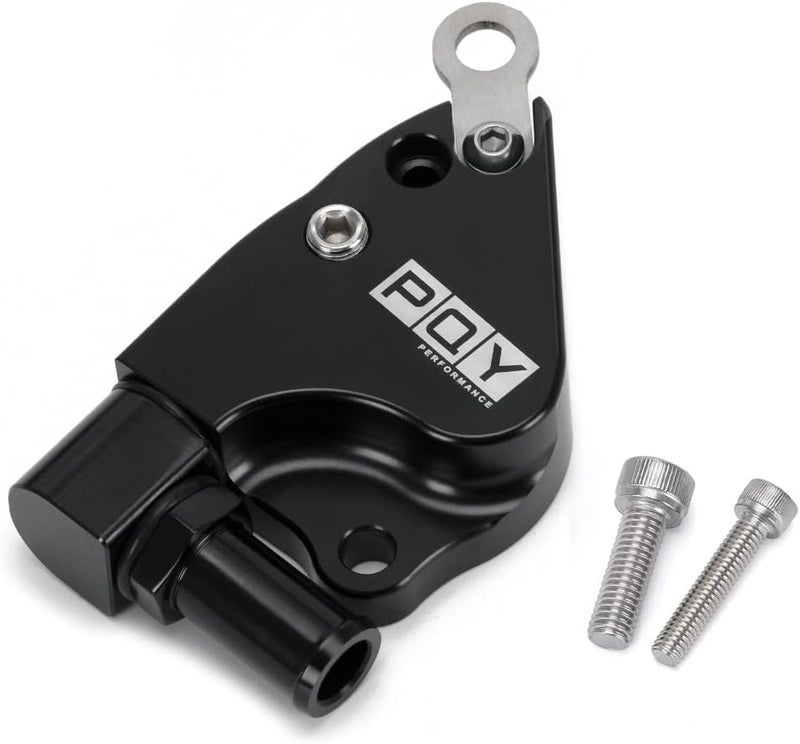 pqy Intake Manifold Adapter Recirculation Fitting on K24s to Install K20 Style Manifold on K24 Heads Black - Image 1