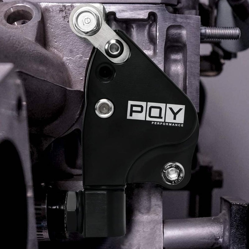 pqy Intake Manifold Adapter Recirculation Fitting on K24s to Install K20 Style Manifold on K24 Heads Black - Image 4