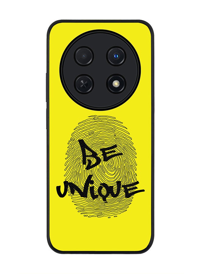 Stylizedd Rugged Black edge case for Huawei nova 12i 4G, Slim fit Soft Case Flexible Rubber Edges Anti Drop TPU Gel Thin Cover -  Be Unique - Image 1