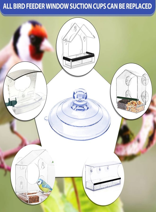 crayBG Bird Feeder Window Suction Cup, Window Bird Feeder Replacement Suction Cups, Replacement Suction Cup for Bird Feeder (5 Pcs) - Image 2