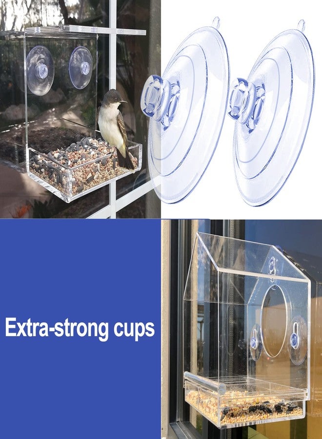 crayBG Bird Feeder Window Suction Cup, Window Bird Feeder Replacement Suction Cups, Replacement Suction Cup for Bird Feeder (5 Pcs) - Image 4