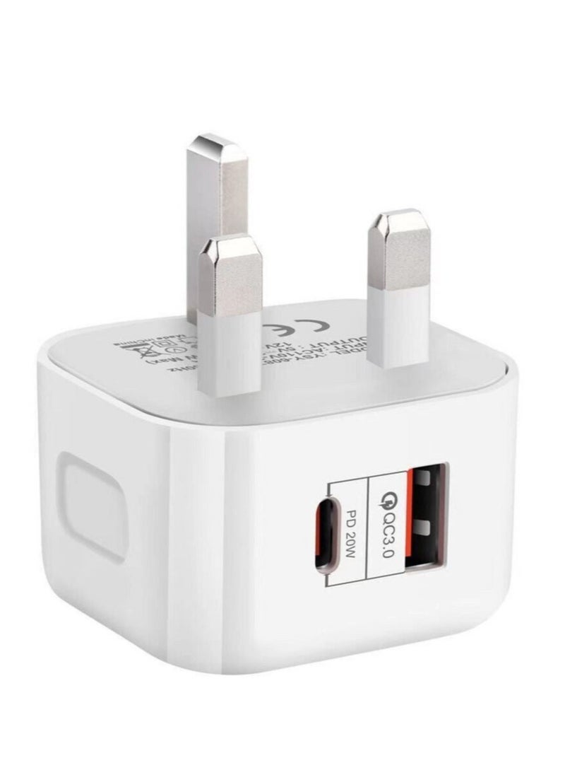 For iPhone 14 14 Pro 14 Pro Max Fast Charging USB-C PD 20W Plug Charger Cable