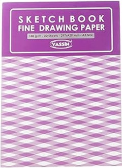 Yassin Yassin fine paper a3 sketch book - 20 sheets 