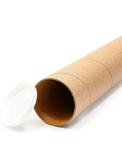 Juvale 10Pack Mailing Tubes With Caps For Packaging Posters 3X7 Inch Round Cardboard Mailers For Artwork Advent Calendars Classroom Craft Diy Projects Gifts  - Image 4