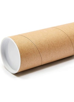 Juvale 10Pack Mailing Tubes With Caps For Packaging Posters 3X7 Inch Round Cardboard Mailers For Artwork Advent Calendars Classroom Craft Diy Projects Gifts  - Image 3