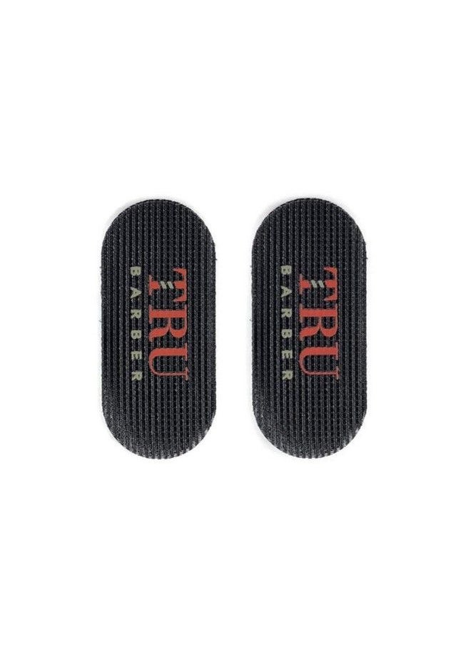 TRU BARBER مجموعة مشابك الشعر 3 ألوان مكونة من 6 قطع للرجال والنساء لصالونات الحلاقة ومشابك الشعر لتصفيف الشعر (أسود/أحمر/أسود)  - Image 4