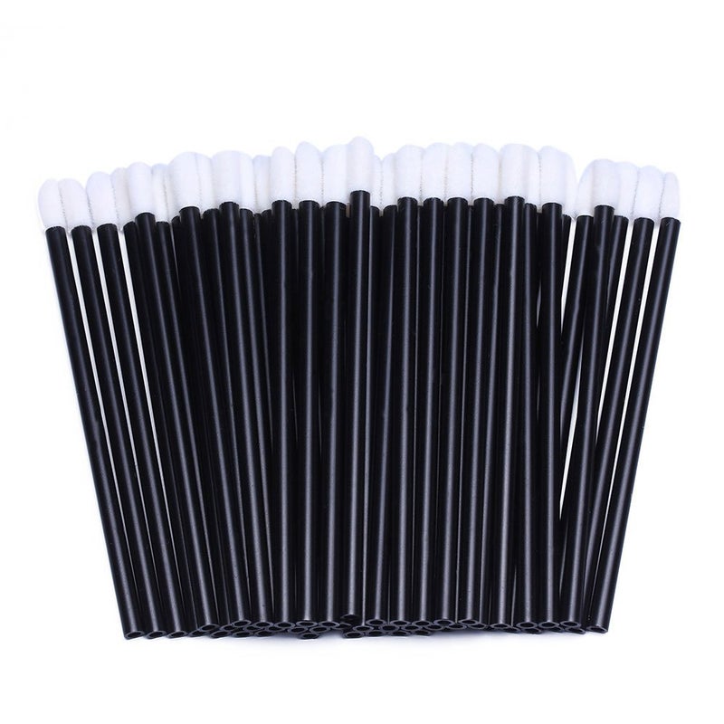 BTYMS 200pcs Disposable Lip Applicators Lip Makeup Brushes Lip Gloss Applicators Lipstick Wands Beauty Tool Kits