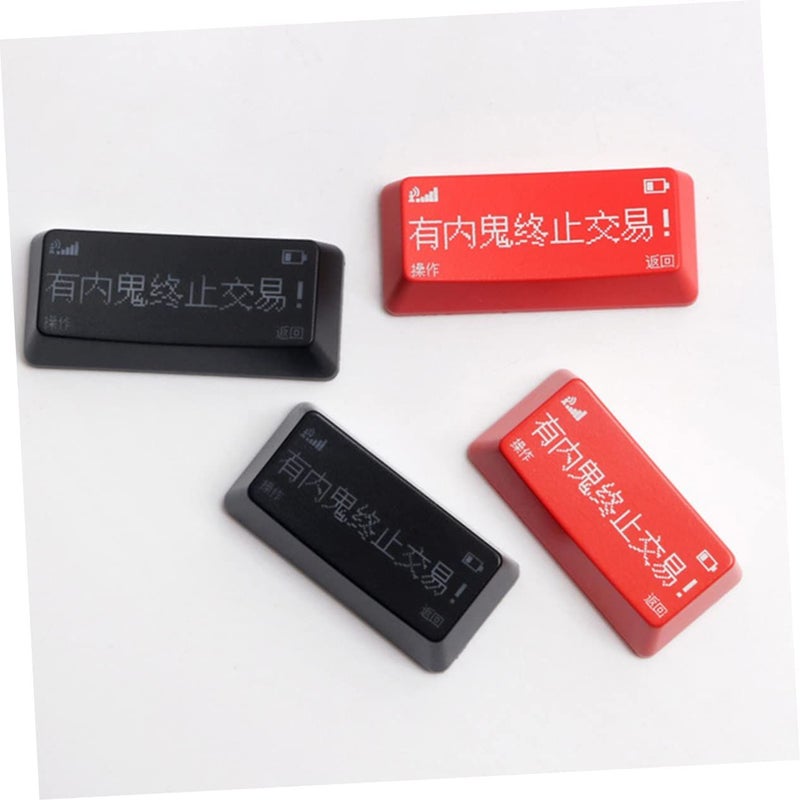 Matte Finish Translucent Keycap Set Black 4X2X1 5CM For Mechanical Keyboard Backspace Enter Keys - Image 5