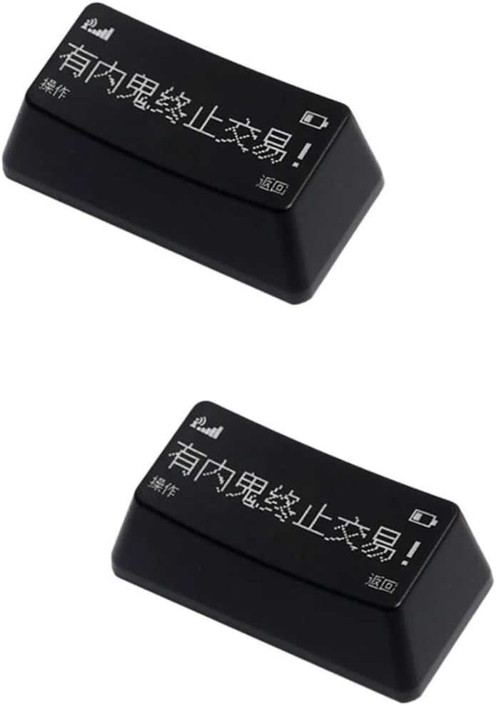 Matte Finish Translucent Keycap Set Black 4X2X1 5CM For Mechanical Keyboard Backspace Enter Keys - Image 1