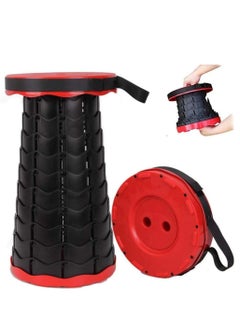 ELTRAZONE Retractable Folding Stools Portable Lightweight for Outdoor Traval Fishing Hiking Load 330lb  - Image 1