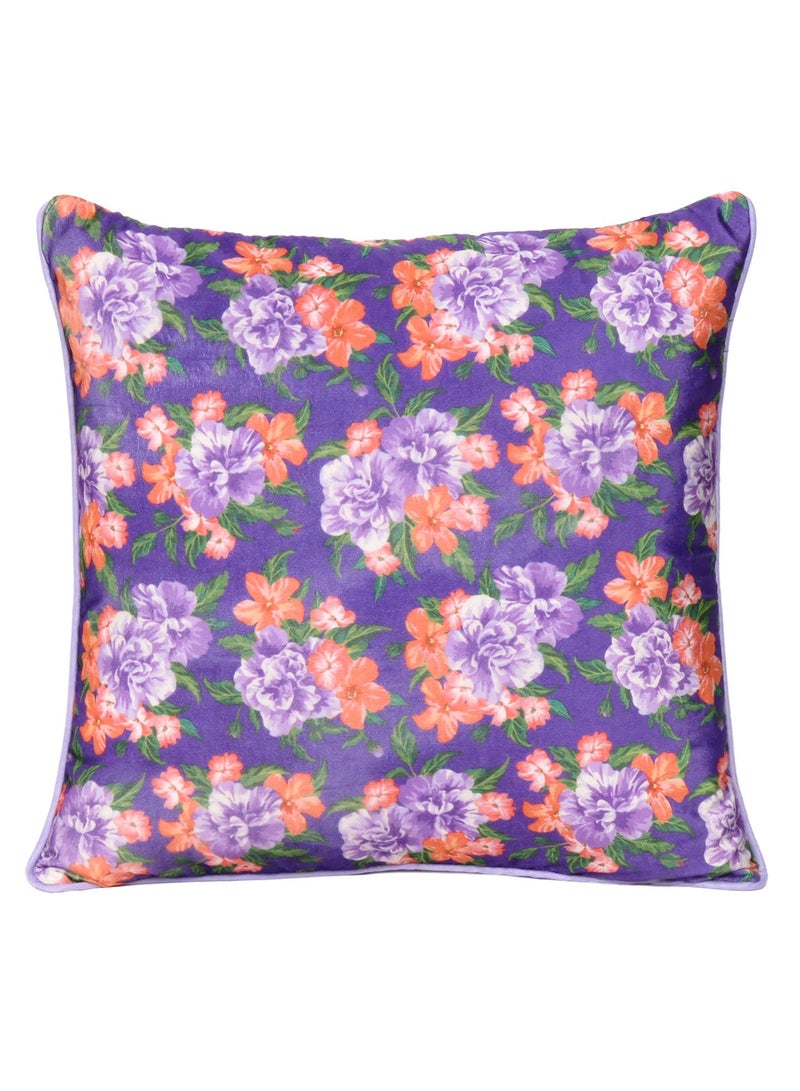 Riara Printed Velvet Cushion Cover Home Décor Throw Pillow Cover for Living Room Set of 2 (16 x 16 Inches)  - Image 2