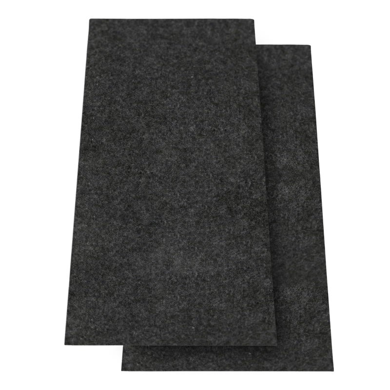 JERIA 2 Pcs 36 X 60 Inch Oil Spill Mat for Under Car DrivewayOil Leaks Absorbent Oil PadTape Rubber Mat Garage Floor with Rug TapeReusable