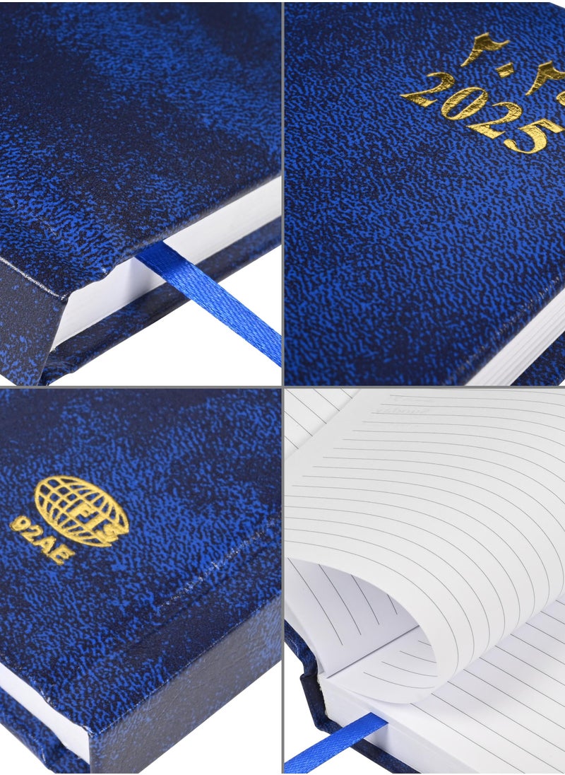 FIS FIS Diary 2025 Arabic/English (Saturday & Sunday Combined) A5, Blue - FSDI92AE25BL  - Image 3