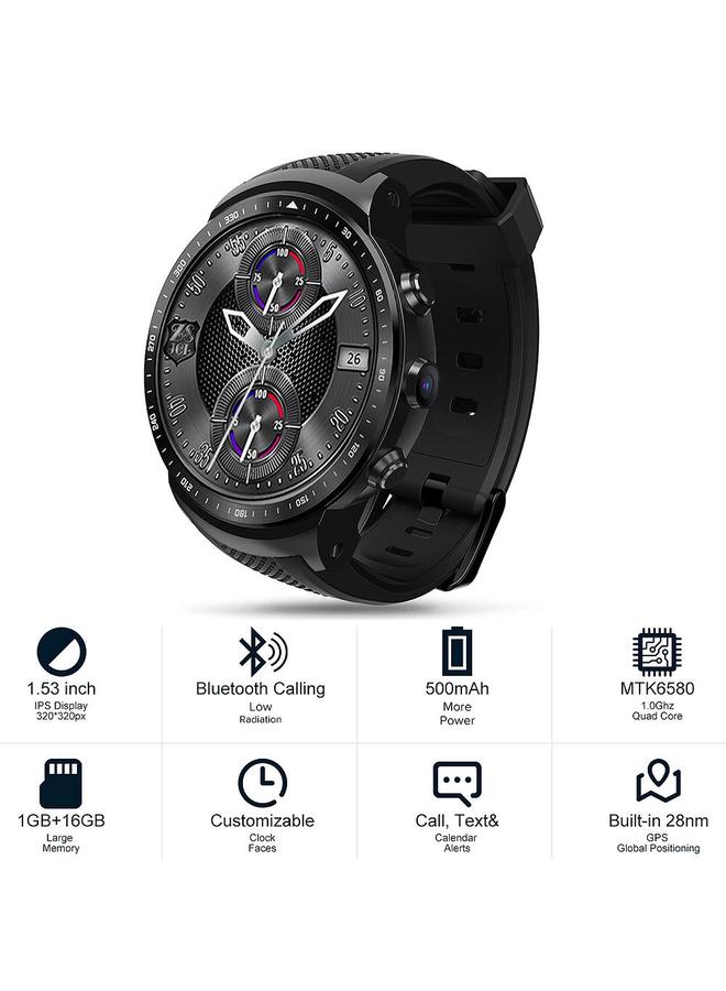Zeblaze THOR PRO 3G Smartwatch 1.53in 1+16GB GPS Positioning Smart Bracelet