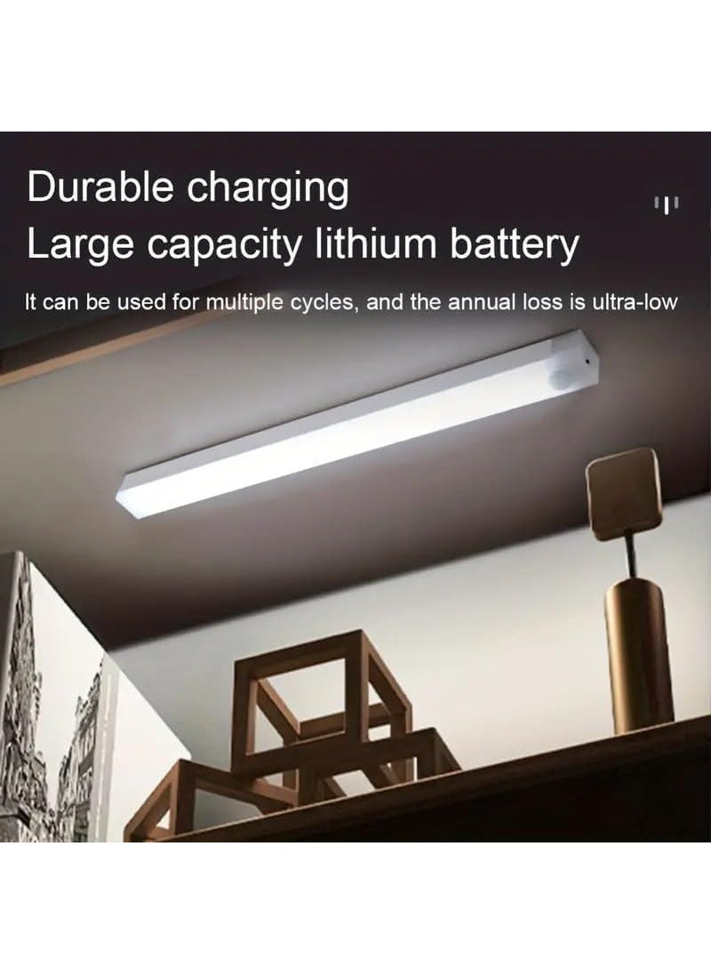 ENNCOZY ENNCOZY Motion Sensor Under Cabinet Lights with Magnetic LED Rechargeable 8 Inch Under Counter Closet Lights for Wardrobe Cupboard Kitchen Sensor Magnetic Light Pack 3  - Image 5
