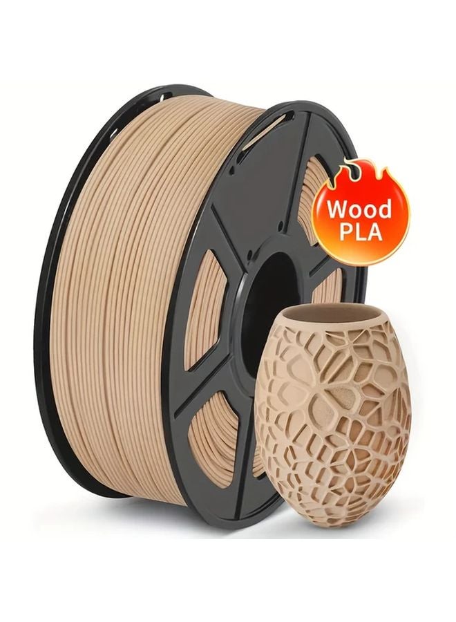 PETG Imitation Wood Filament 1.75mm 1kg Spool For FDM 3D Printers - Image 1