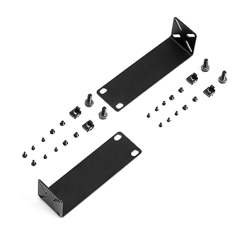 MokerLink Rack Mount Kit for 7.9 inch Switches, Adjustable Hole Distance 14-30mm, Mount a 7.9 Wide to a 19 Equipment Rack, Compatible for Netgear, Cisco, HP, TRENDnet, D-Link 7.9 inch Products (XL) - Image 1
