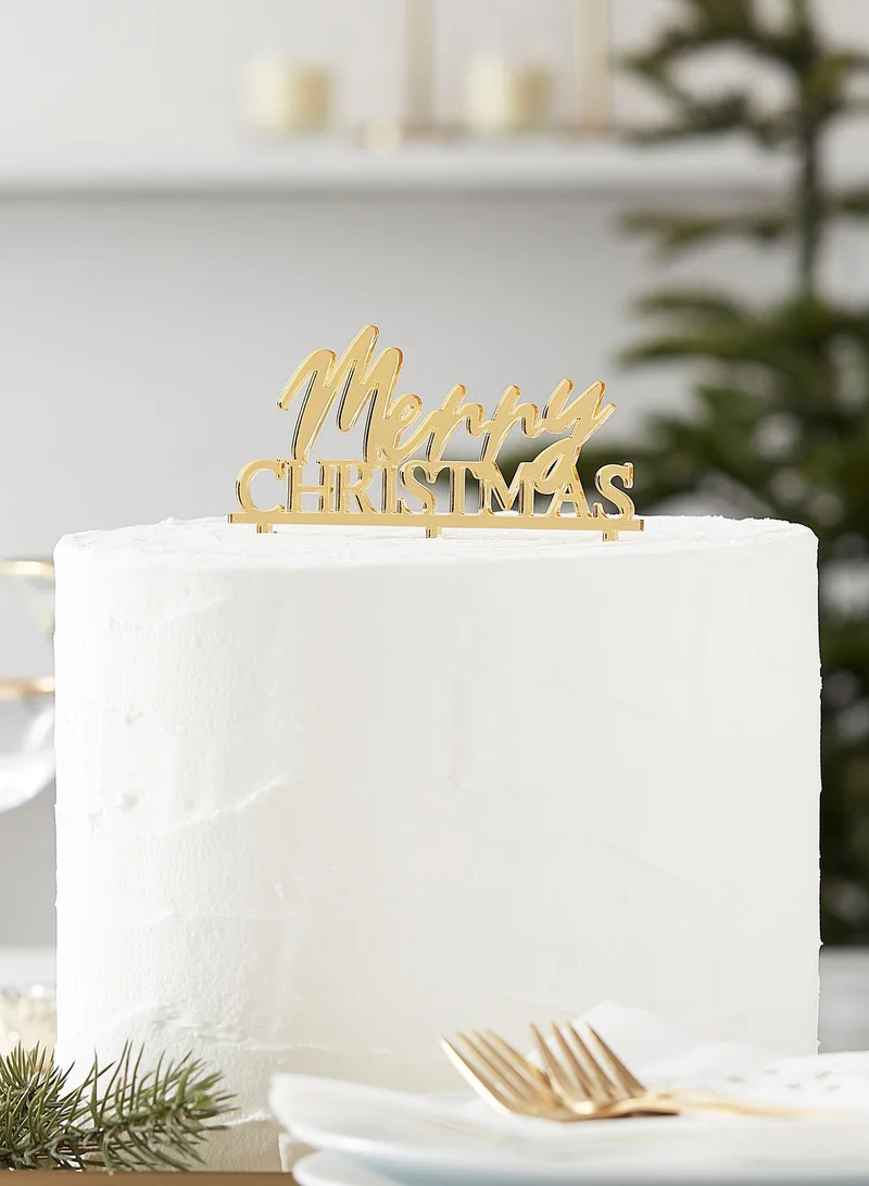 جينجر راي ديكور كيك Merry Christmas