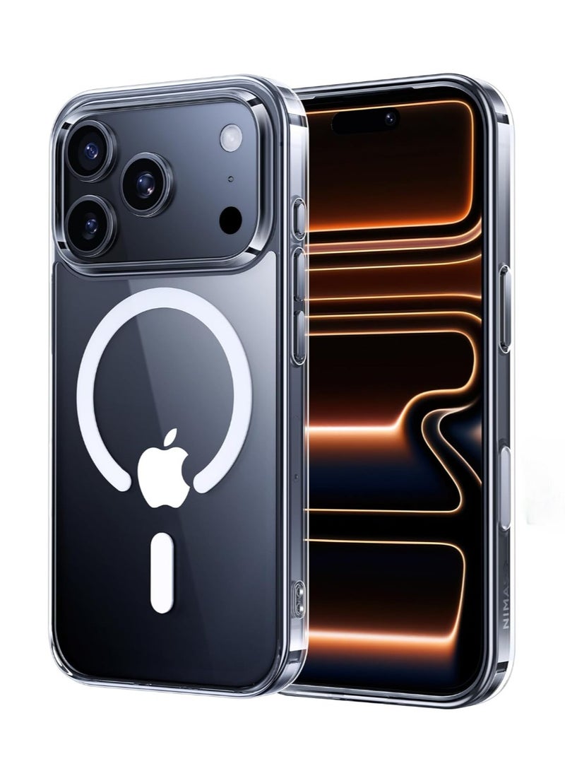 iPhone 17 Pro Max Clear Case Compatible with MagSafe Anti-Scratch Drop Protection Cover For iPhone 17 Pro Max Shockproof Slim Phone Case for iPhone 17 Pro Max 6.9-inch - Image 1