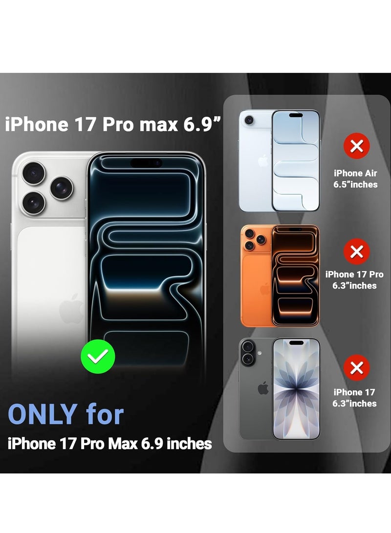 iPhone 17 Pro Max Clear Case Compatible with MagSafe Anti-Scratch Drop Protection Cover For iPhone 17 Pro Max Shockproof Slim Phone Case for iPhone 17 Pro Max 6.9-inch - Image 2