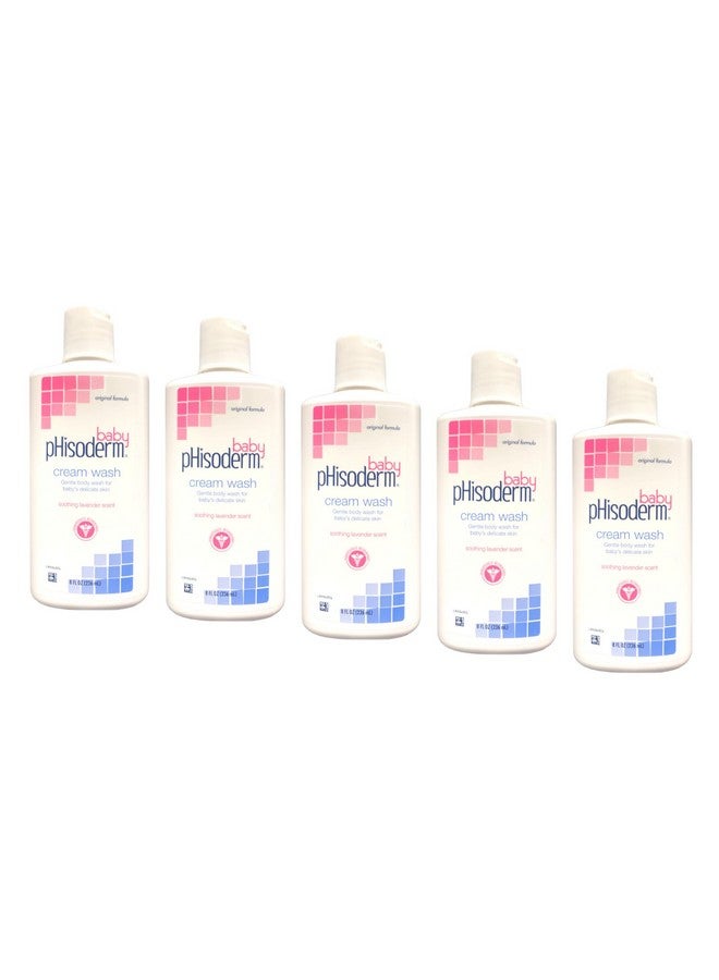 pHisoderm Baby Tear-Free Cream Wash 8 oz (Pack of 5) - Image 2