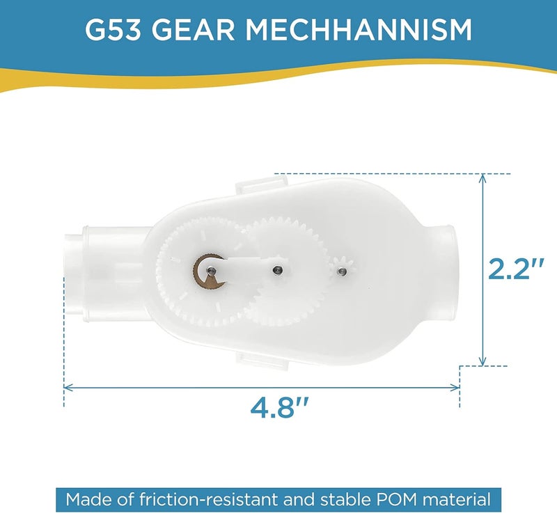 MAKHOON Upgraded G52 Backup Valve Replacement for Polaris Pool Cleaner Parts, Compatible with Polaris 180,280,380,480,3900 Pool Cleaner, The Valve Body has Been Reinforced，Longer Life Than Zodiac G52 - Image 4