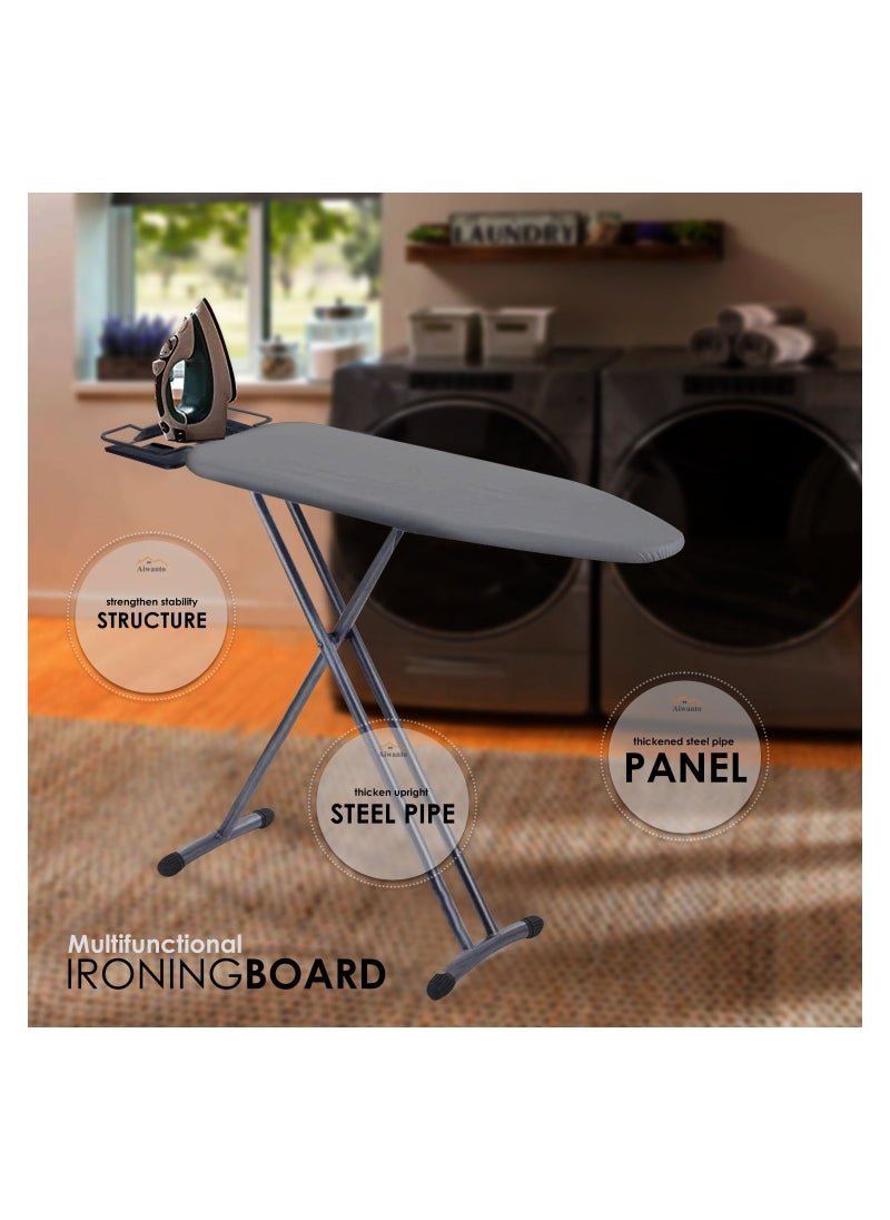 AIWANTO - Foldable Ironing Board With Iron Rack - Image 1
