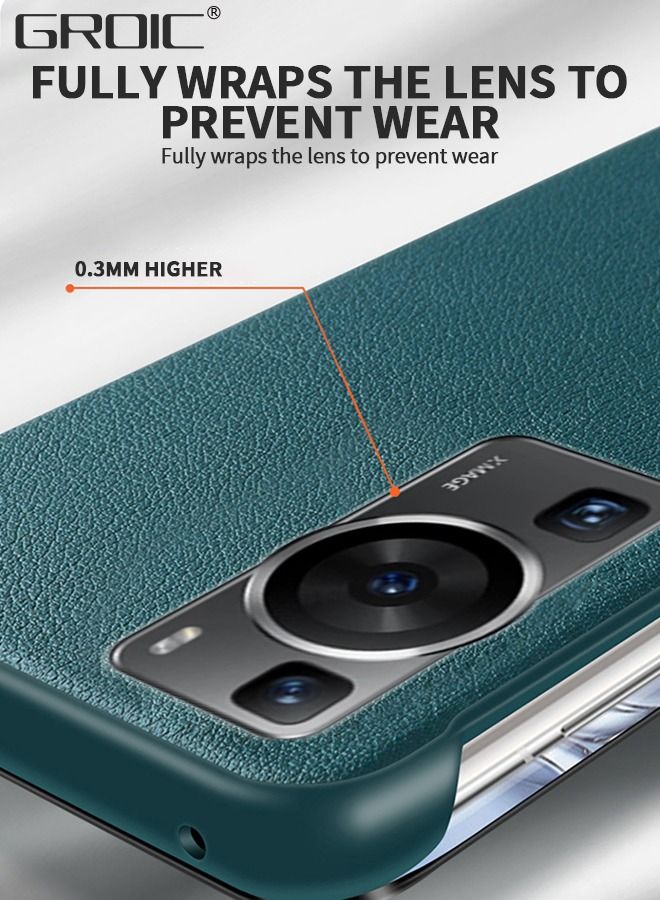GROIC Compatible with Huawei P60/P60Pro 6.67" Phone Case with Camera Lens Protector, Magnetic Closure, Viewing Windows and Stand Function Wallet Flip Cover Pouch PU Leather Flip Phone Case  - Image 5