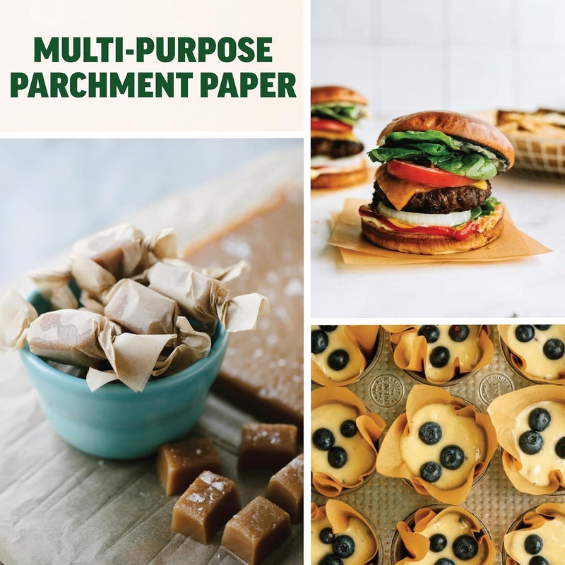 Zenlogy 4x4 Small Parchment Paper Squares (200 sheets) - Unbleached, Non-stick, Pre-cut Parchment Paper - Ideal for Candy Wrappers, Liner Paper, Freezing and Storing, Separating, and Diamond Painting - Image 5