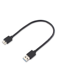 انت USB3.0 Mobile HDD Data Cable ، سلك نقل عالي السرعة ، مناسب لـ Seagate ، Toshiba ، Samsung ، محركات الأقراص الصلبة المحمولة ويسترن ديجيتال (أسود ، 1 متر)  - Image 4