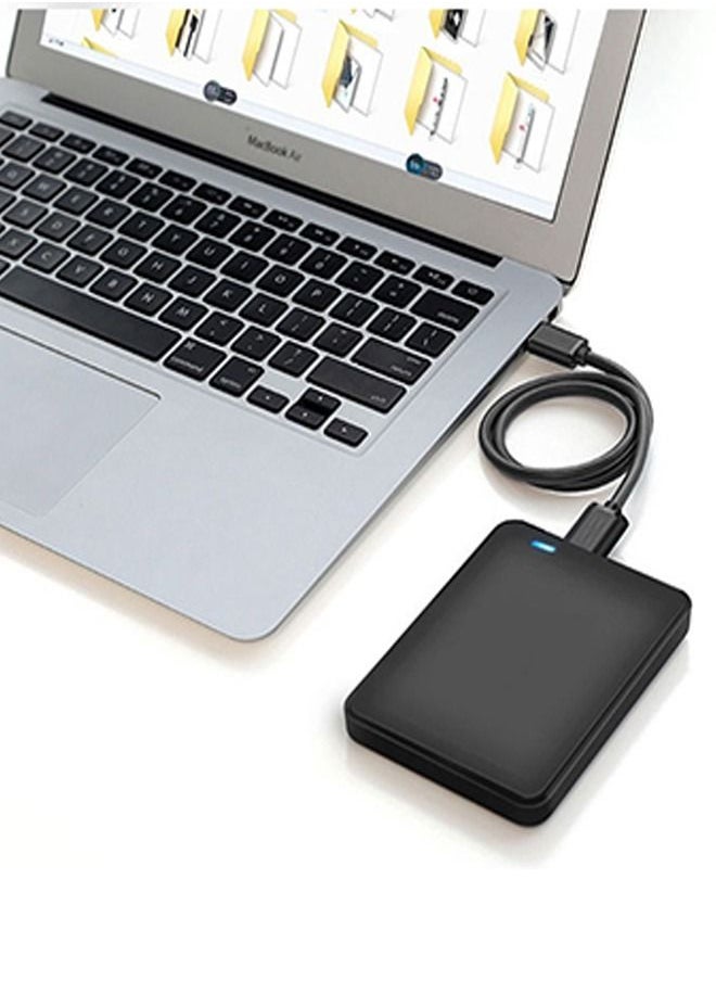 Ant - USB3.0 Mobile HDD Data Cable, High Speed Transmission Cord, Suitable for Seagate, Toshiba, Samsung, Western Digital Mobile Hard Drives (Black, 1 Meter) - Image 1