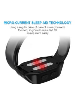 Excefore Sleep Aid Wristband Watch Device, Portable Microcurrent Sleep Technology Aid Machine, for Improve Sleep Microcurrent Pulse Sleeping Aid Instrument, Fast Asleep, Relief Relax Stress (Black)  - Image 2