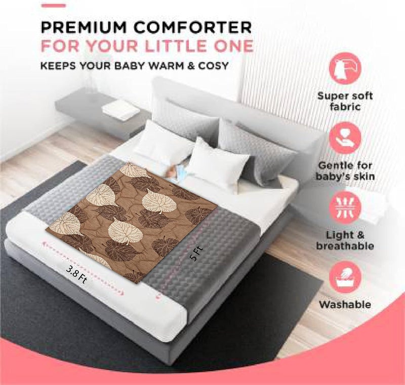 KEA Microfiber All Weather Printed Baby Comforter 250 GSM Size 22X30 InchKids Comforter - Image 5